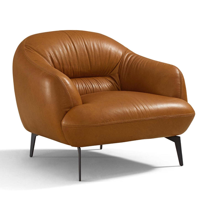 Leonia Chair, Cognac Leather Acme