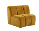 Felicia Modular Chair, Yellow Velvet Acme