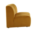 Felicia Modular Chair, Yellow Velvet Acme