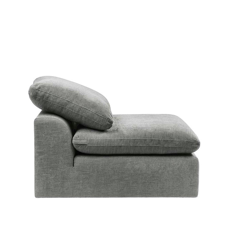 Naveen Modular - Armless Chair, Gray Linen Acme