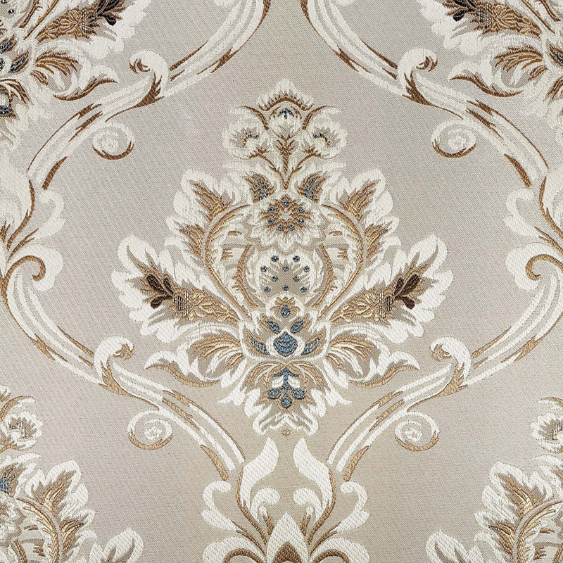 Danae Chair w/2 Pillows, Fabric, Champagne & Gold Finish Acme