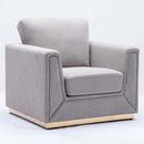 Valin Chair, Grey Linen Acme