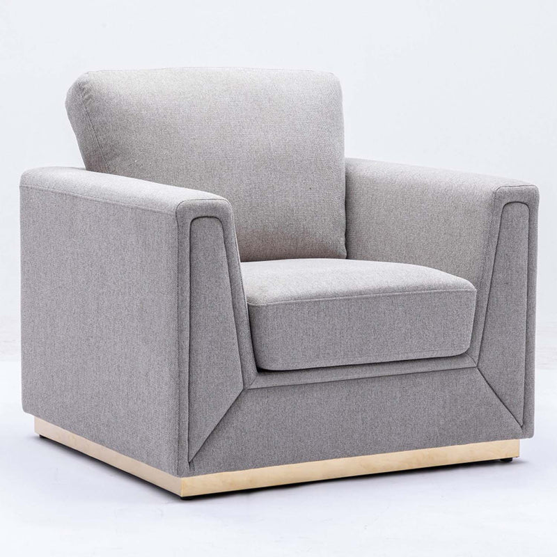 Valin Chair, Grey Linen Acme