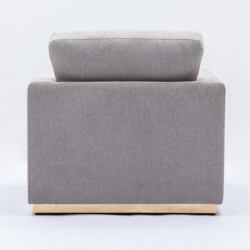 Valin Chair, Grey Linen Acme