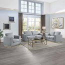 Valin Chair, Grey Linen Acme