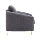 Yuina Chair, Gray Linen Acme