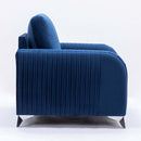 Wenona Chair, Blue Velvet Acme