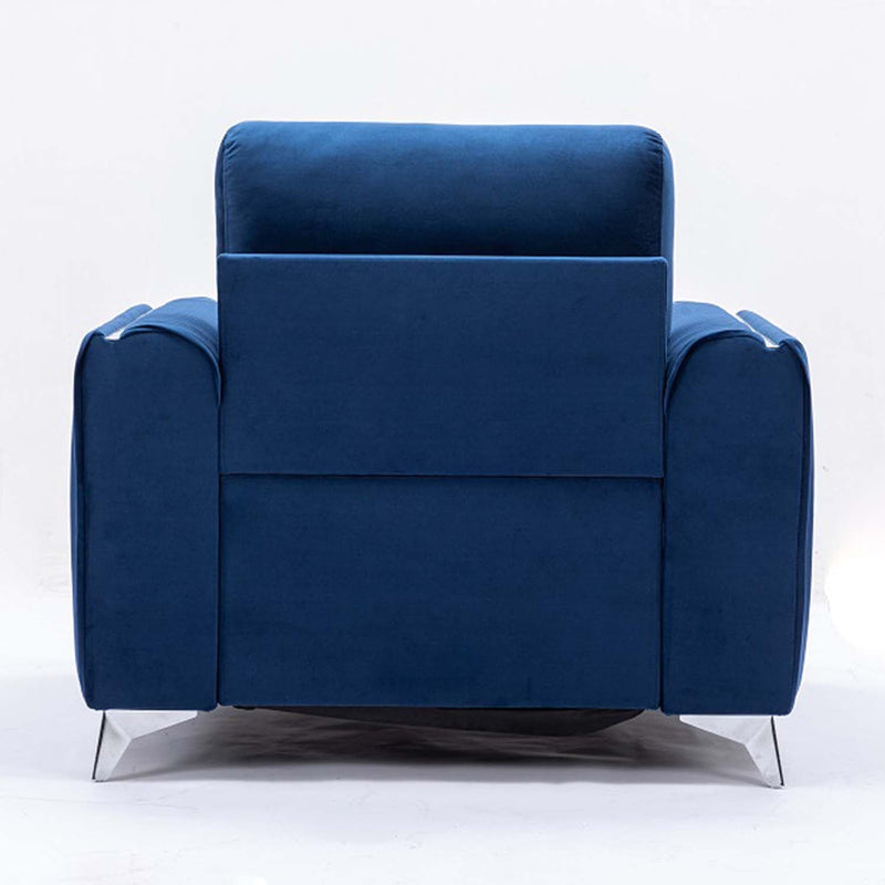 Wenona Chair, Blue Velvet Acme