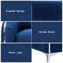 Wenona Chair, Blue Velvet Acme