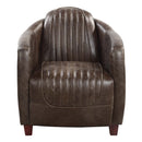 Brancaster Chair, Antique Slate Top Grain Leather Acme
