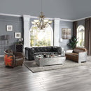 Brancaster Chair, Antique Slate Top Grain Leather Acme