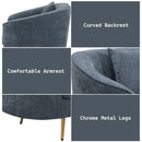 Nakendra Chair w/Pillow, Cobalt Blue Chenille Acme