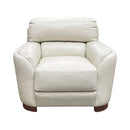 Edrice Chair, Ivory Top Grain Leather Acme