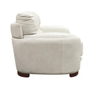 Edrice Chair, Ivory Top Grain Leather Acme