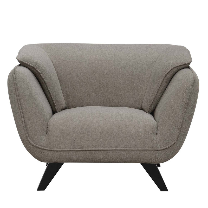 Nayeli Chair, Brown Linen Acme