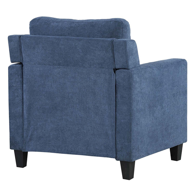 Horatio Chair, Navy Chenille Acme