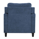 Horatio Chair, Navy Chenille Acme
