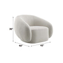 Isabel Chair w/Swivel, Beige Boucle Acme