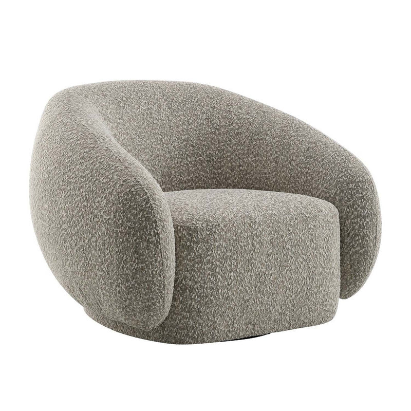 Isabel Chair w/Swivel, Brown Boucle Acme