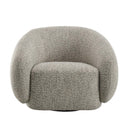 Isabel Chair w/Swivel, Brown Boucle Acme
