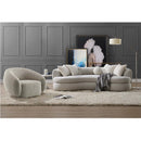 Isabel Chair w/Swivel, Brown Boucle Acme