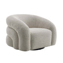 Irma Chair w/Swivel, Gray Boucle Acme