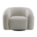 Irma Chair w/Swivel, Gray Boucle Acme