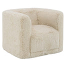 Upendo Chair w/Swivel, Beige Linen Acme