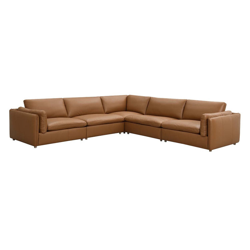 Brighton Modular - Wedge, Brown Top Grain Leather Acme