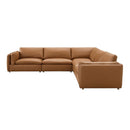 Brighton Modular - Wedge, Brown Top Grain Leather Acme