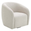Etienne Chair w/Swivel, Beige Linen Acme