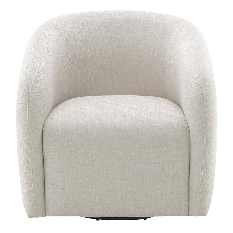 Etienne Chair w/Swivel, Beige Linen Acme