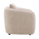Keith Chair w/Pillow, Beige Chenille Acme