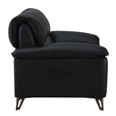 Eilene Chair, Black Top Grain Leather Acme