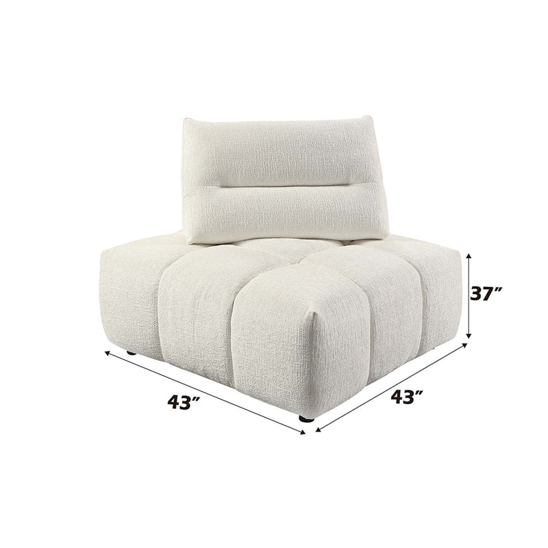 Loanna Modular - Wedge, Beige Linen Acme