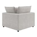 Marisa Modular Wedge w/Pillow, Beige Boucle Acme