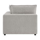 Marisa Modular Wedge w/Pillow, Beige Boucle Acme