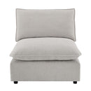 Marisa Modular Armless Chair, Beige Boucle Acme