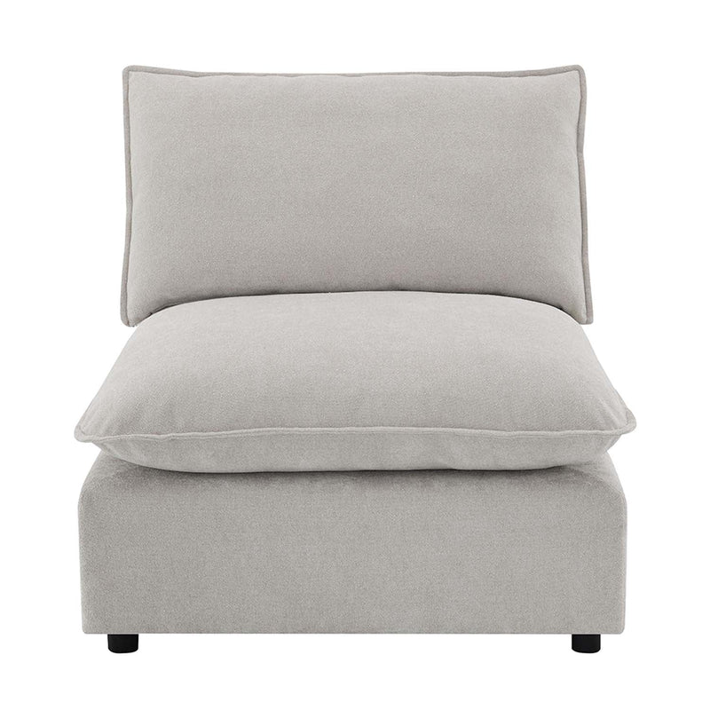 Marisa Modular Armless Chair, Beige Boucle Acme