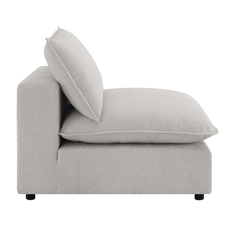 Marisa Modular Armless Chair, Beige Boucle Acme