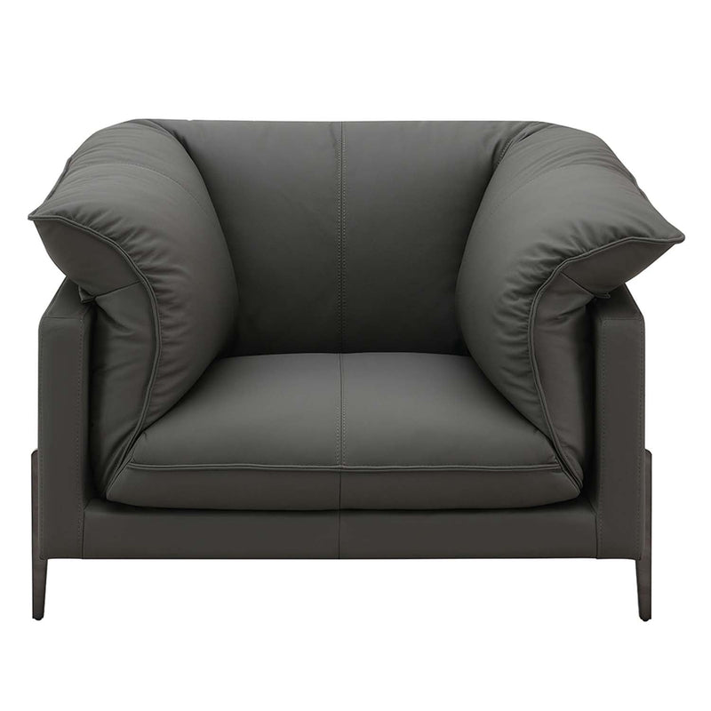 Tadi Chair, Black Top Grain Leather Acme
