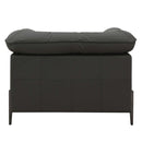 Tadi Chair, Black Top Grain Leather Acme