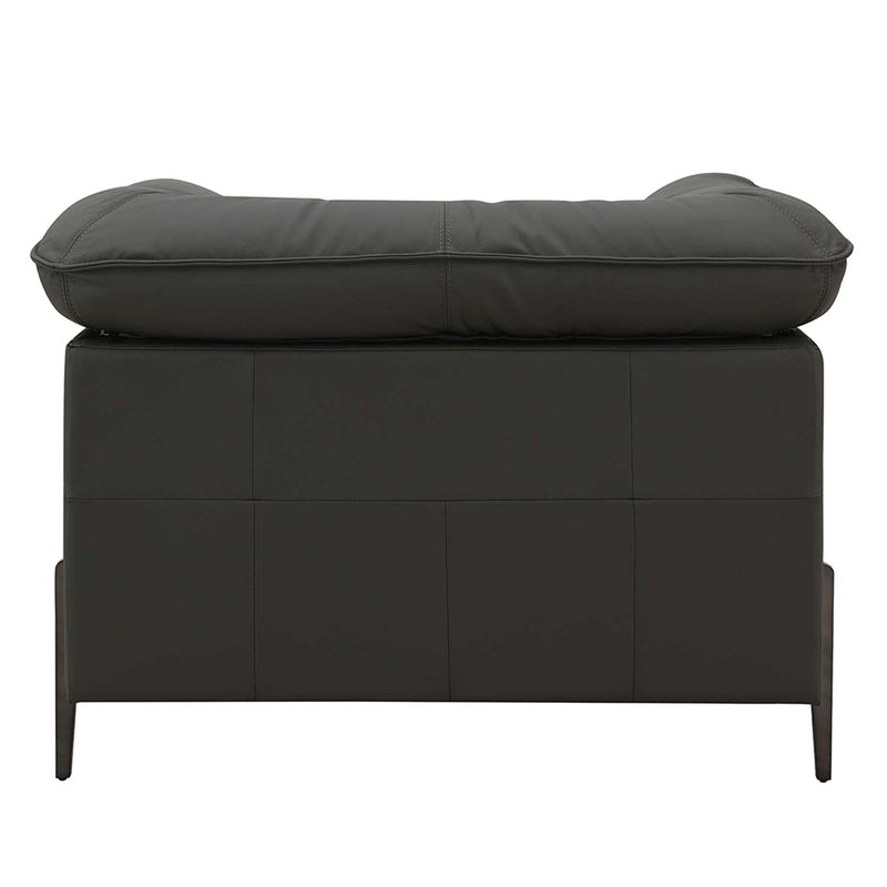 Tadi Chair, Black Top Grain Leather Acme
