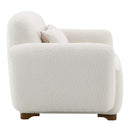Darius Chair w/Pillow, Beige Boucle Acme