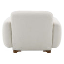 Darius Chair w/Pillow, Beige Boucle Acme