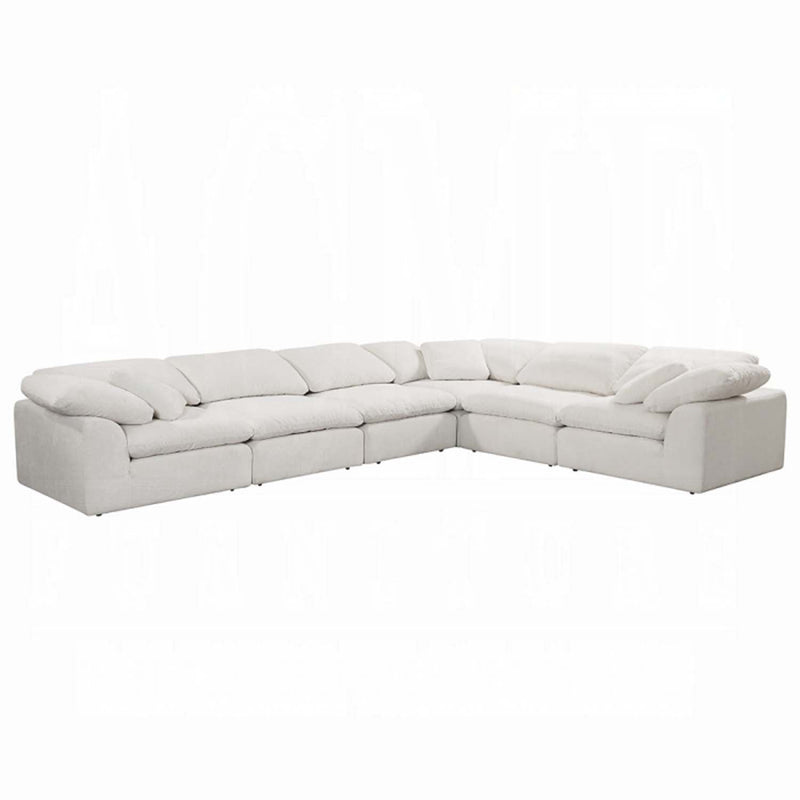 Naveen Modular - Wedge w/Pillow, Ivory Linen Acme