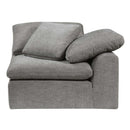 Naveen Modular - Wedge w/Pillow, Gray Linen Acme