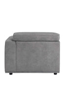 Alwin Modular - Rf Chaise, Dark Gray Fabric Acme