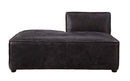 Birdie Modular - Chaise, Antique Slate Top Grain Leather Acme