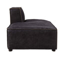 Birdie Modular - Chaise, Antique Slate Top Grain Leather Acme